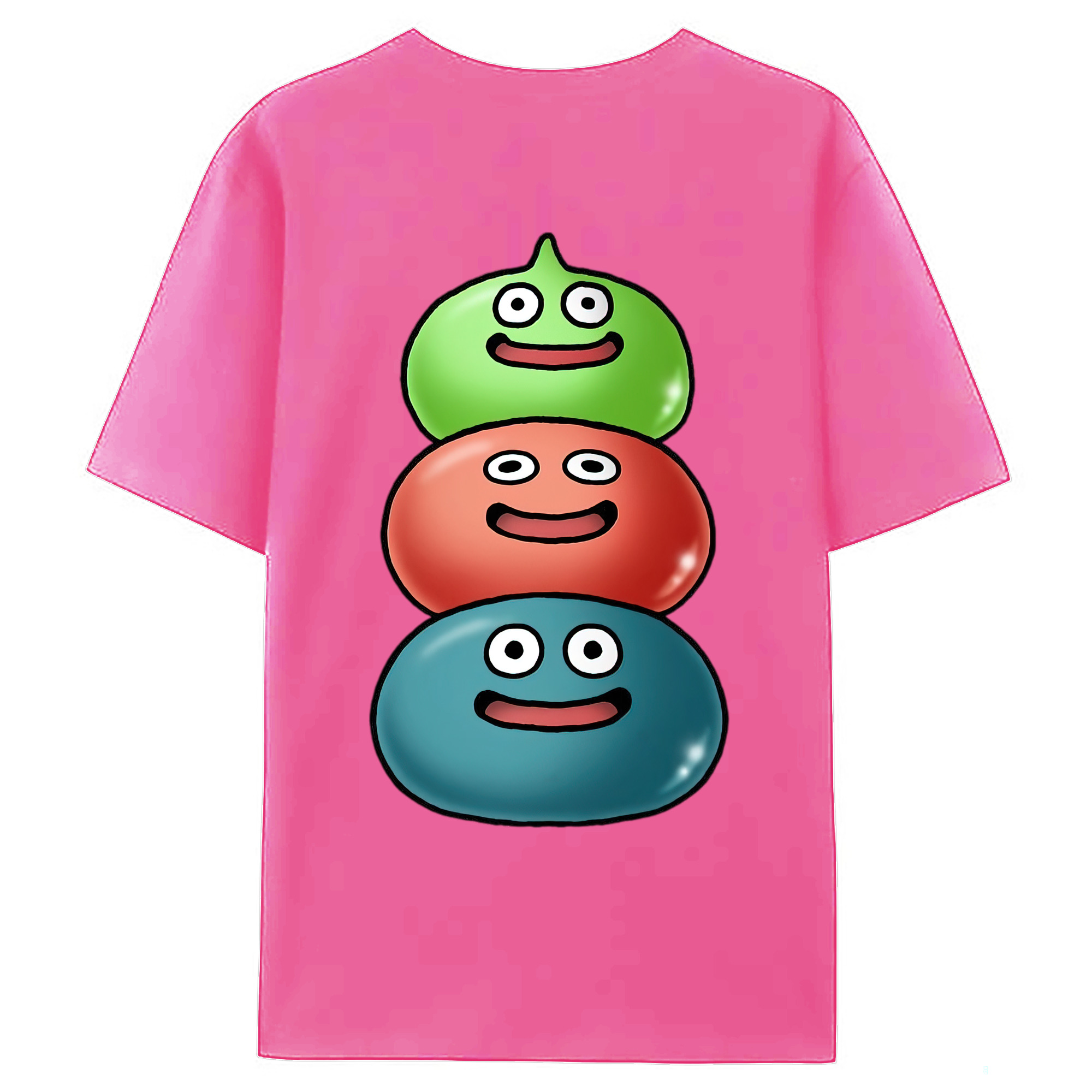 （画像用） ドラゴンクエスト Doragon Kuesuto Dragon Quest レディース半袖Tシャツ(バックプリント)